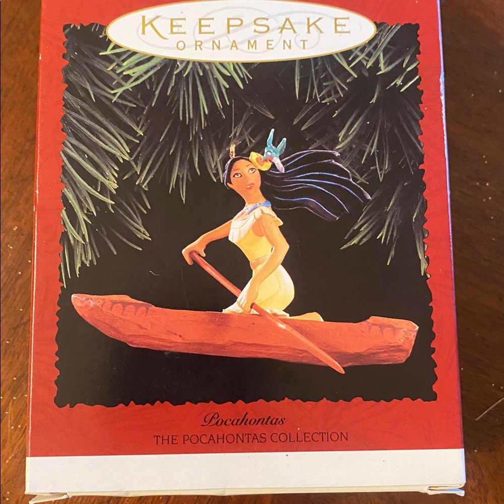 Vintage Pocahontas Hallmark Ornament Disney